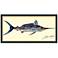 Blue Marlin 33" Wide Dimensional Collage Framed Wall Art