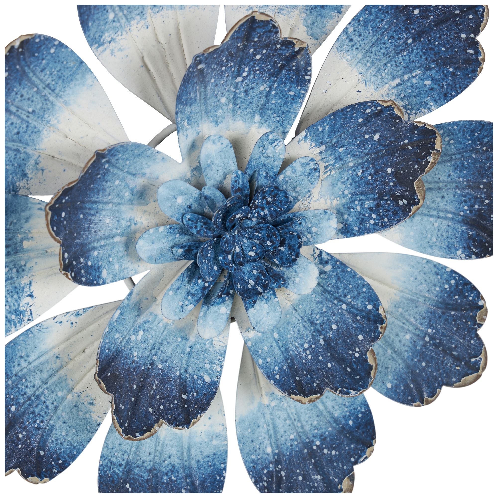 Image 4 Blue Metal Coastal Wall Decor, S/3 18", 12", 11"H more views