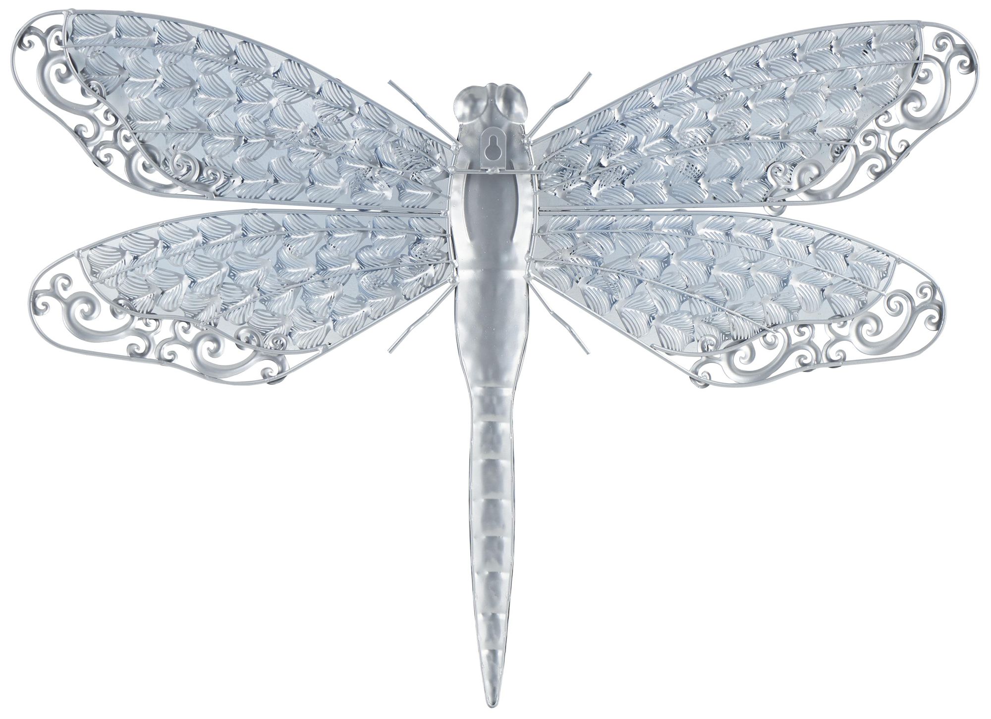 Image 5 Blue Metal Eclectic Wall Decor, 25" x 1" x 16" more views