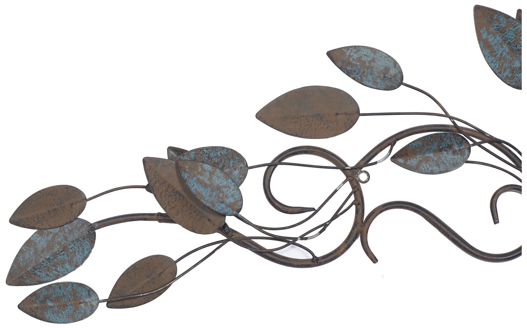 Image 4 Blue Metal Traditional Wall Decor, 35" x 2" x 10" more views