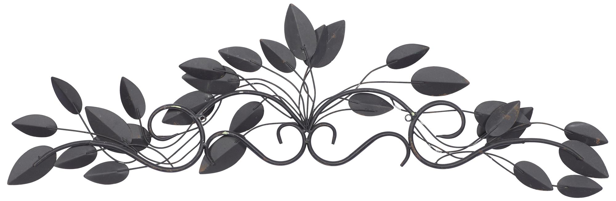 Image 5 Blue Metal Traditional Wall Decor, 35" x 2" x 10" more views