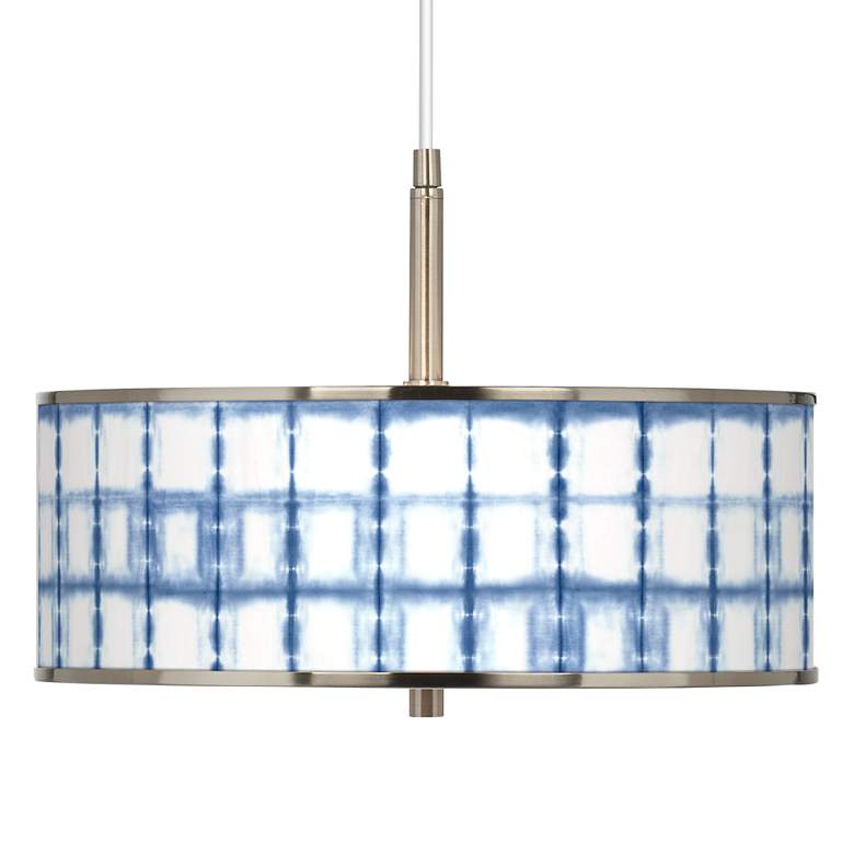 Image 1 Blue Mist Giclee Glow 16 inch Wide Pendant Light