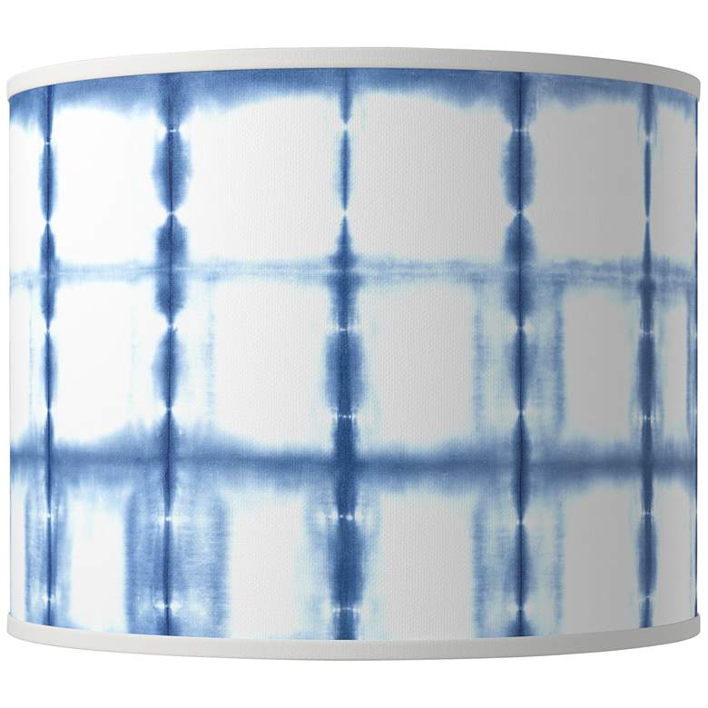 Image 1 Blue Mist Giclee Round Drum Lamp Shade 14x14x11 (Spider)