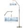Blue Mist Giclee Shade Arc Floor Lamp