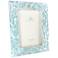 Blue Mother of Pearl 5x7 Photo Picture Frame