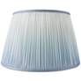 Blue Ombre Print Pleated Empire Lamp Shade 10x14x10 (Spider)