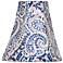 Blue Paisley Sequin Bell Shade 3x6x6 (Clip-On)