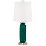 Blue Peacock Carrie Table Lamp Set of 2