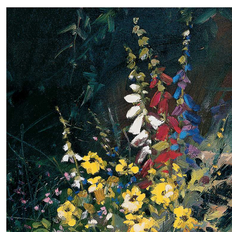 Image 3 Blue Pots 40" High All-Weather Outdoor Canvas Wall Art more views
