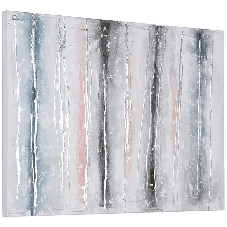 Image 5 Blue Roads 40" High Textured Metallic Canvas Wall Art more views