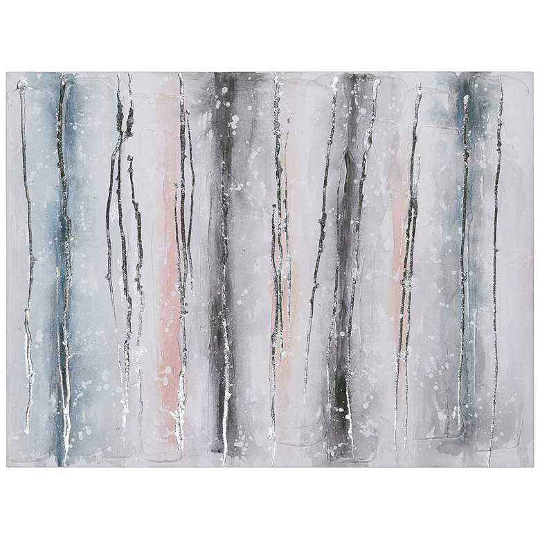 Image 7 Blue Roads 40" High Textured Metallic Canvas Wall Art more views
