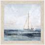 1_Blue Sailing I 28"W x 28"H Framed Art