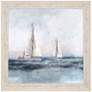 1_Blue Sailing II 28"W x 28"H Framed Art