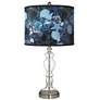 Blue Seas Giclee Apothecary Clear Glass Table Lamp