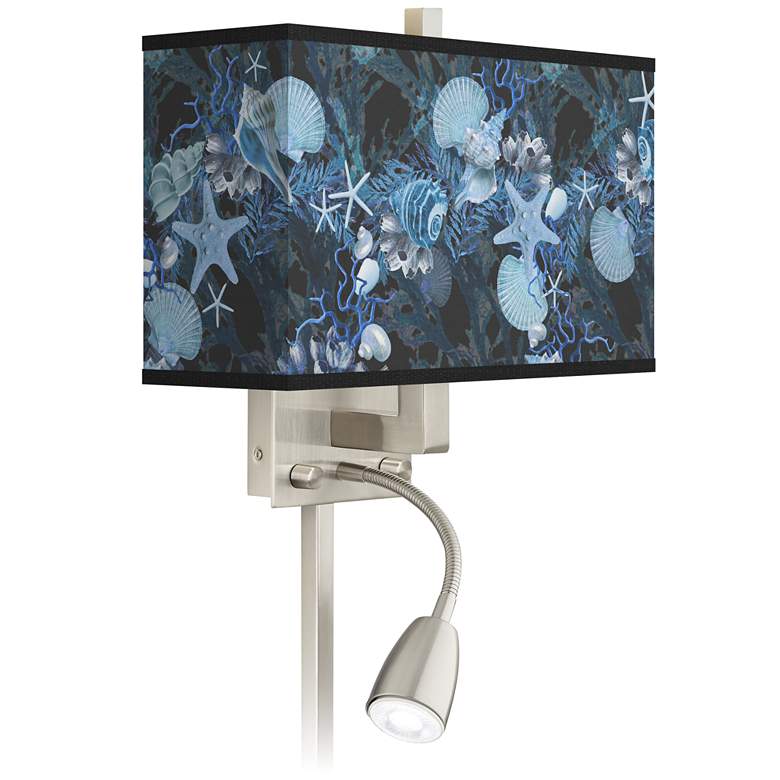 Image 1 Blue Seas Giclee Glow LED Reading Light Plug-In Sconce