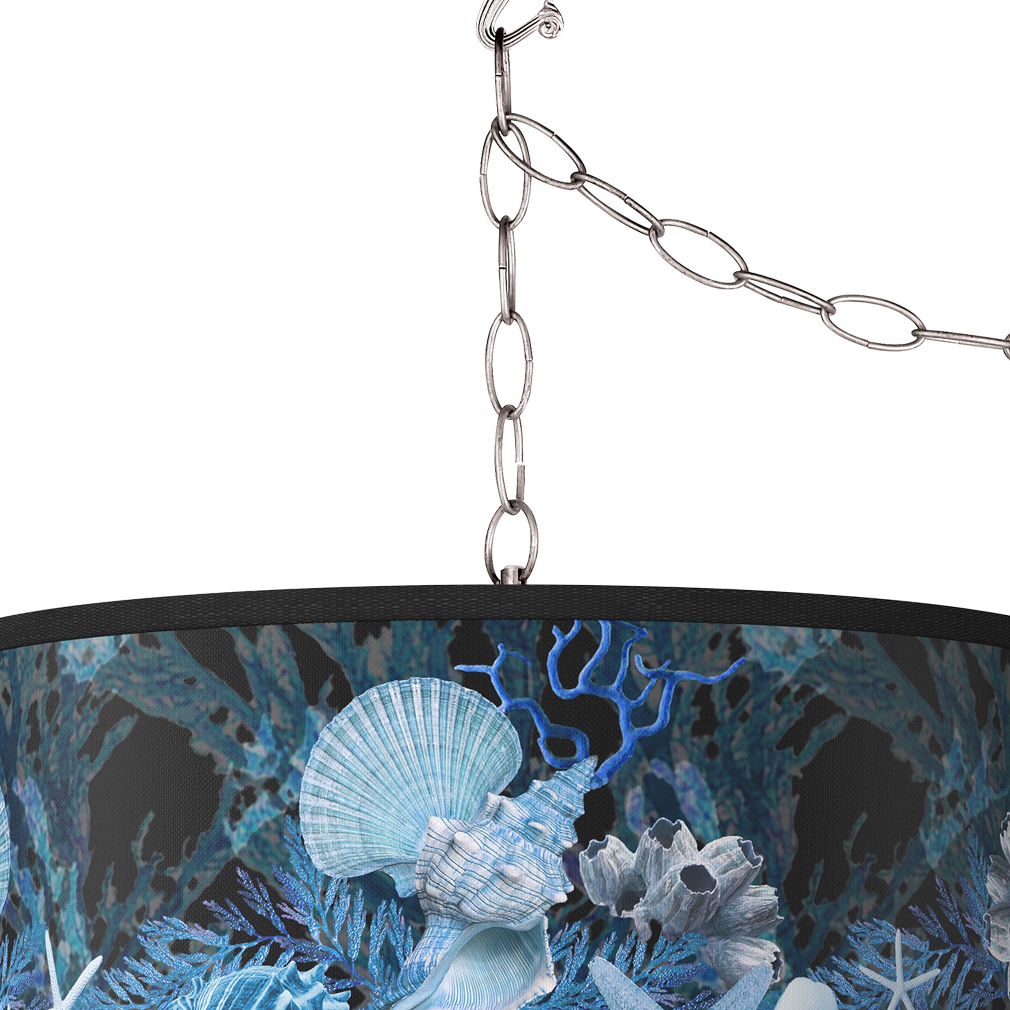 Image 2 Blue Seas Giclee Glow Plug-In Swag Pendant more views