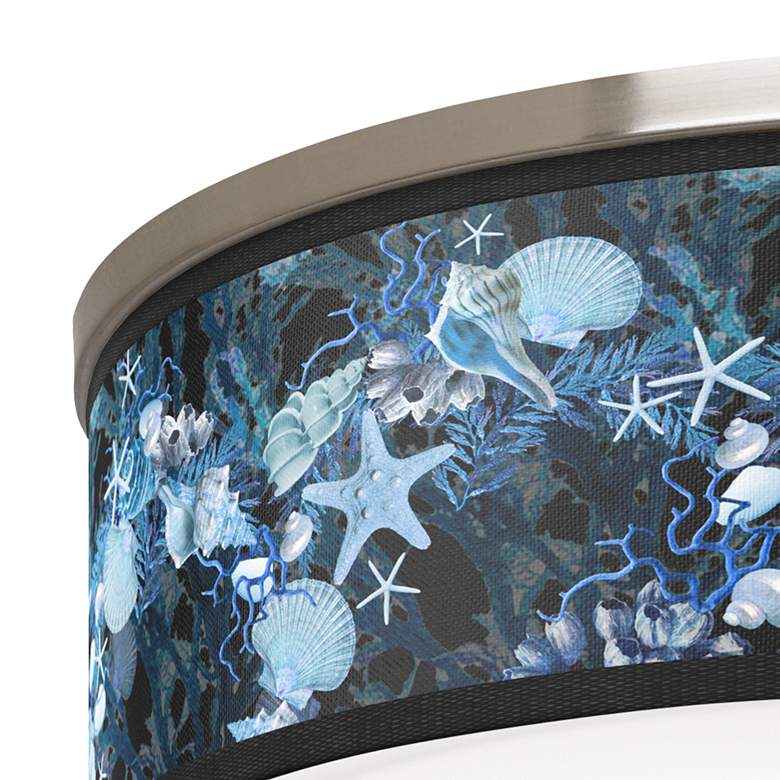 Image 2 Blue Seas Giclee Nickel 20 1/4 inch Wide Ceiling Light more views