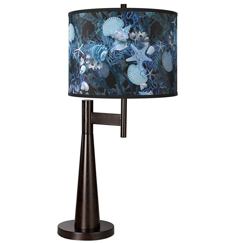 Image 1 Blue Seas Giclee Novo Table Lamp