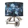Blue Seas Giclee Plug-In Swing Arm Wall Lamp
