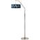 Blue Seas Giclee Shade Arc Floor Lamp