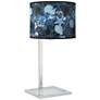Blue Seas Glass Inset Table Lamp