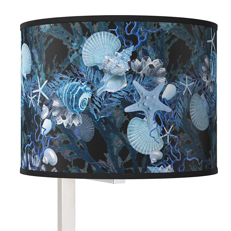 Image 2 Blue Seas Glass Inset Table Lamp more views