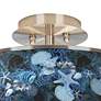 Thumbnail2 of Blue Seas Nickel 14" Wide Ceiling Light more views