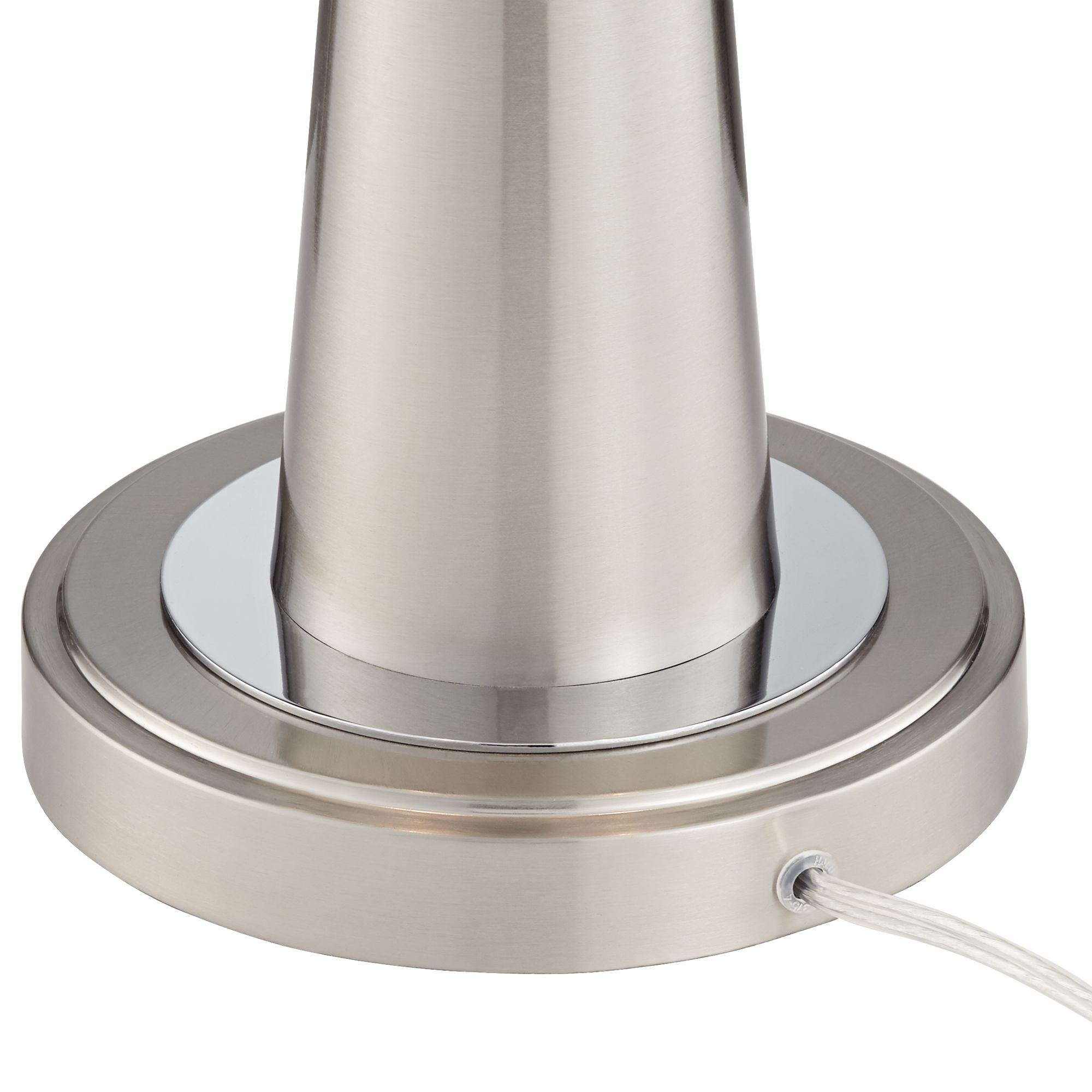 Image 6 Blue Seas Vicki Brushed Nickel USB Table Lamps Set of 2 more views