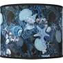 Blue Seas White Giclee Round Drum Lamp Shade 14x14x11 (Spider)