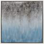 Thumbnail3 of Blue Shadow 36" Square Framed Canvas Wall Art