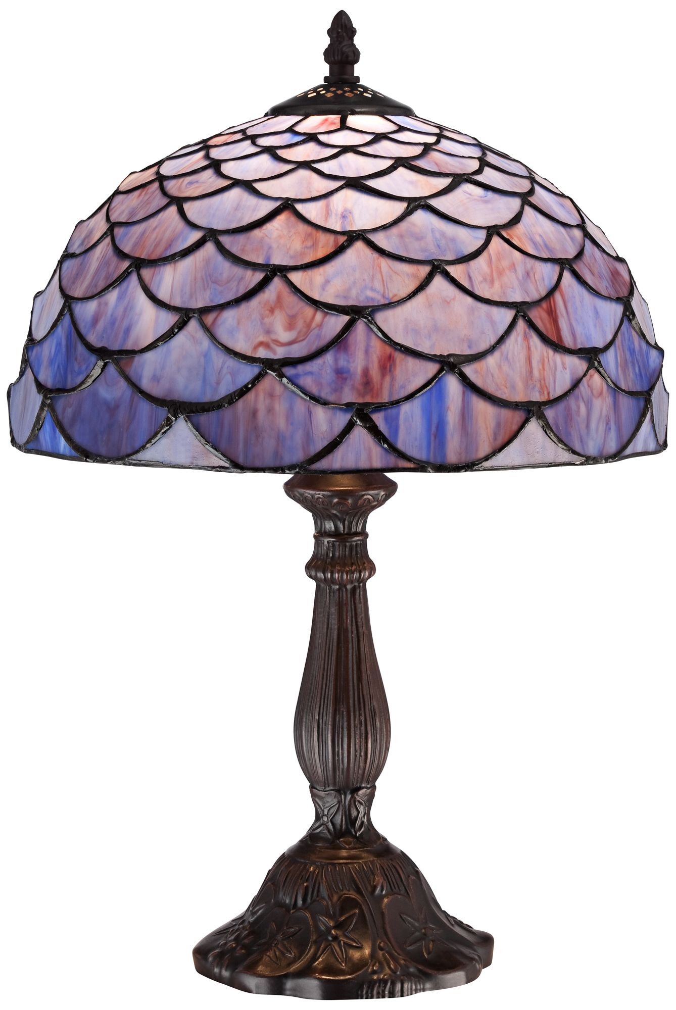 tiffany style shell lamp