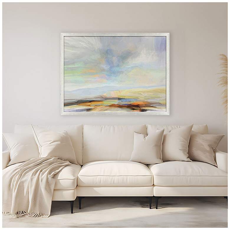 Image 4 Blue Sky 4 51"W x 39"H Framed Art more views