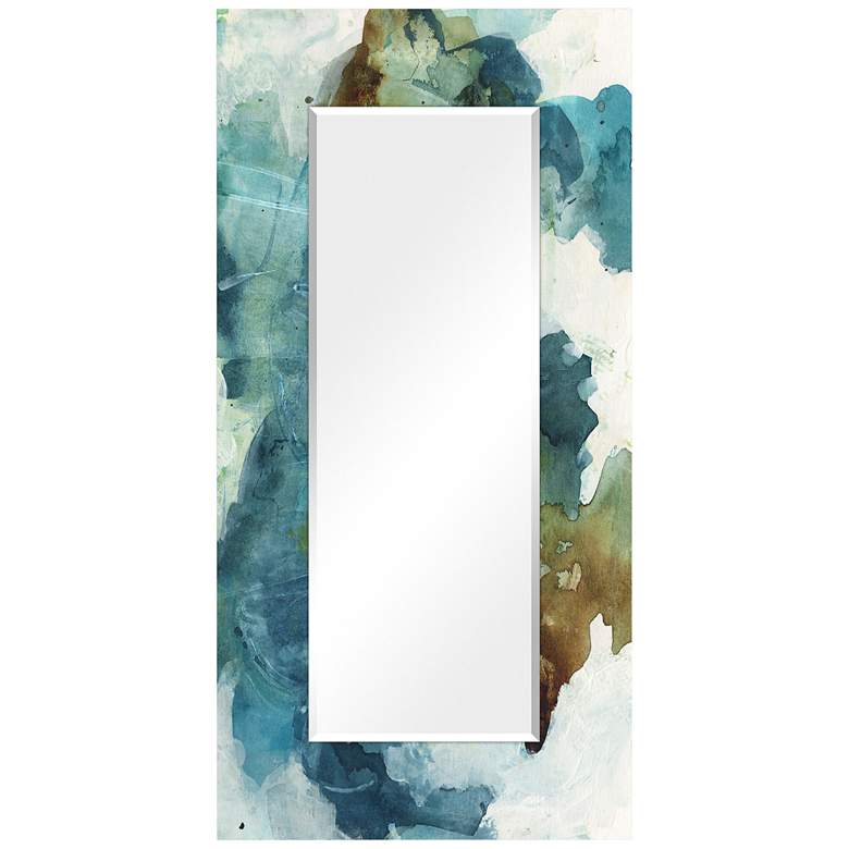 Image 3 Blue Sky Art Glass 36" x 72" Rectangular Wall Mirror