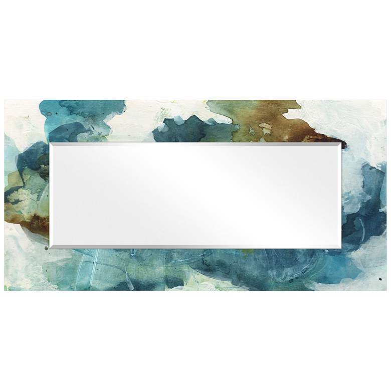 Image 6 Blue Sky Art Glass 36" x 72" Rectangular Wall Mirror more views