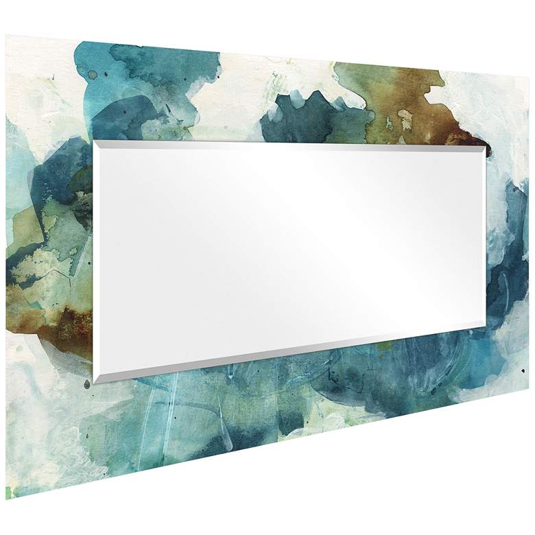 Image 7 Blue Sky Art Glass 36" x 72" Rectangular Wall Mirror more views
