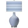 Blue Sky Bold Stripe Ovo Table Lamp