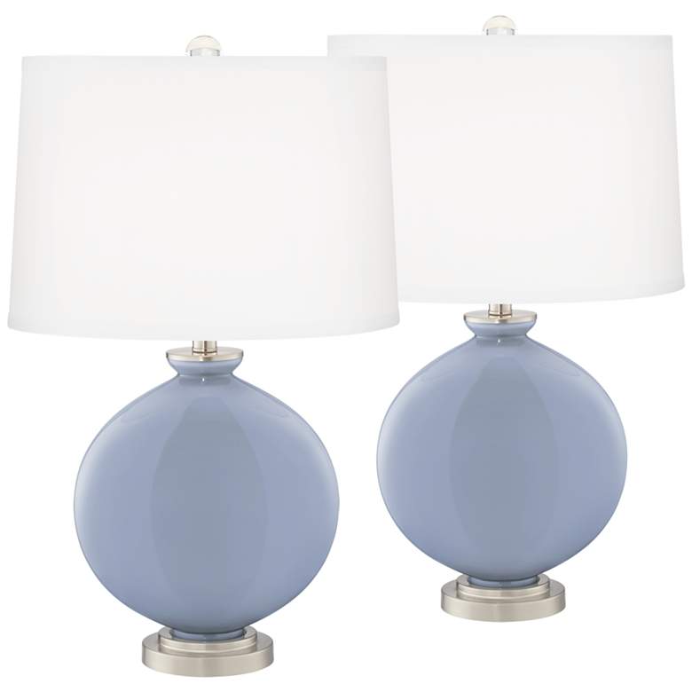 Image 2 Blue Sky Carrie Table Lamp Set of 2 with Dimmers