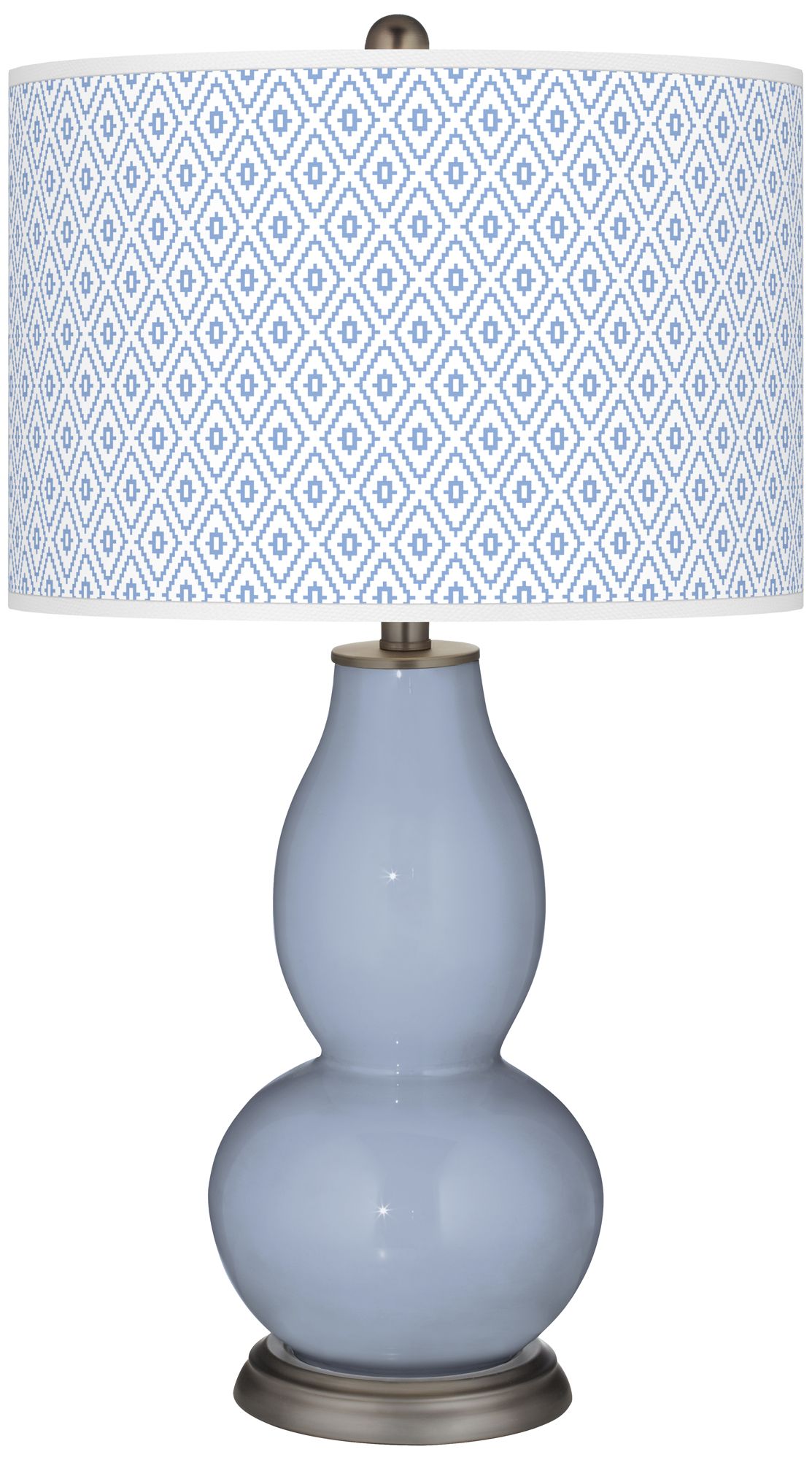 Image Blue Sky Diamonds Double Gourd Table Lamp