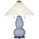 Blue Sky Fulton Table Lamp with Fluted Glass Shade