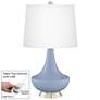Blue Sky Gillan Glass Table Lamp with Dimmer