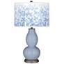 Blue Sky Mosaic Giclee Double Gourd Table Lamp