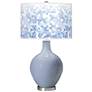 Blue Sky Mosaic Giclee Ovo Table Lamp