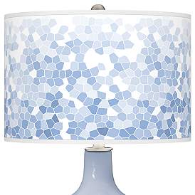 Image2 of Blue Sky Mosaic Giclee Ovo Table Lamp more views