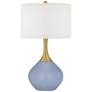 Blue Sky Nickki Brass Modern Table Lamp