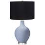 Blue Sky Ovo Table Lamp with Black Shade