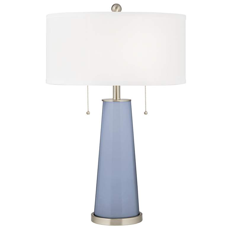 Image 2 Blue Sky Peggy Glass Table Lamp With Dimmer