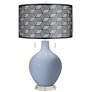 Blue Sky Toby Table Lamp With Black Metal Shade