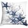 Blue Starfish 18" Square Throw Pillow