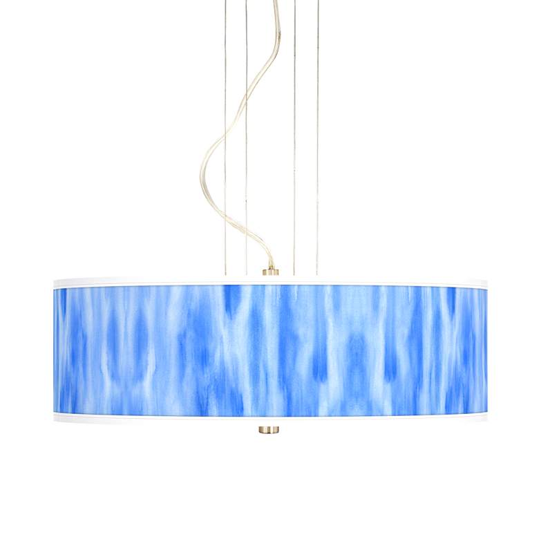 Image 1 Blue Tide 20 inch Wide 3-Light Pendant Chandelier