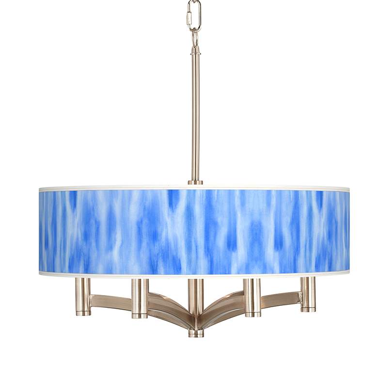 Image 1 Blue Tide Ava 6-Light Nickel Pendant Chandelier